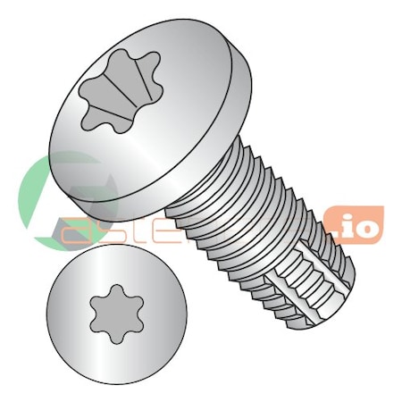 Newport Fasteners Thread Cutting Screw, #10-32 x 3/4 in, Stainless Steel Pan Head Torx Drive, 3000 PK 173502
